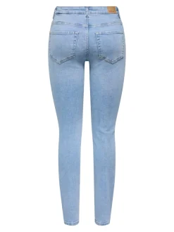 Clearance JDYFINA Mellemhøj talje Skinny fit Jeans Dame Jeans|Jeans