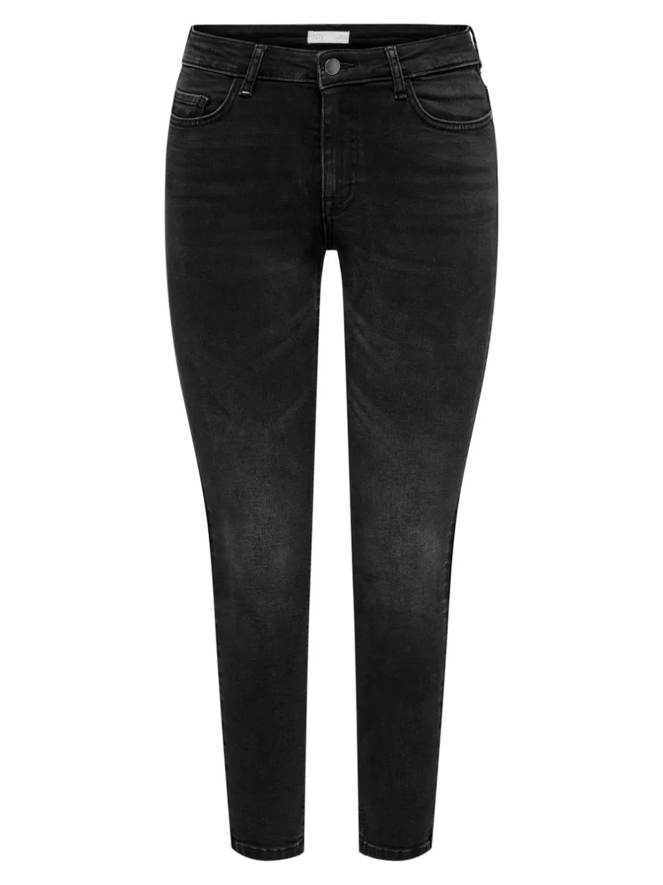 Clearance JDYFINA Mellemhøj talje Skinny fit Ankellængde Jeans Dame Jeans|Jeans
