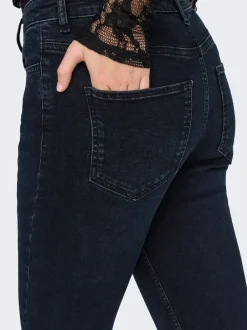 Outlet JDYFINA Mellemhøj talje Skinny fit Ankellængde Jeans Dame Jeans|Jeans