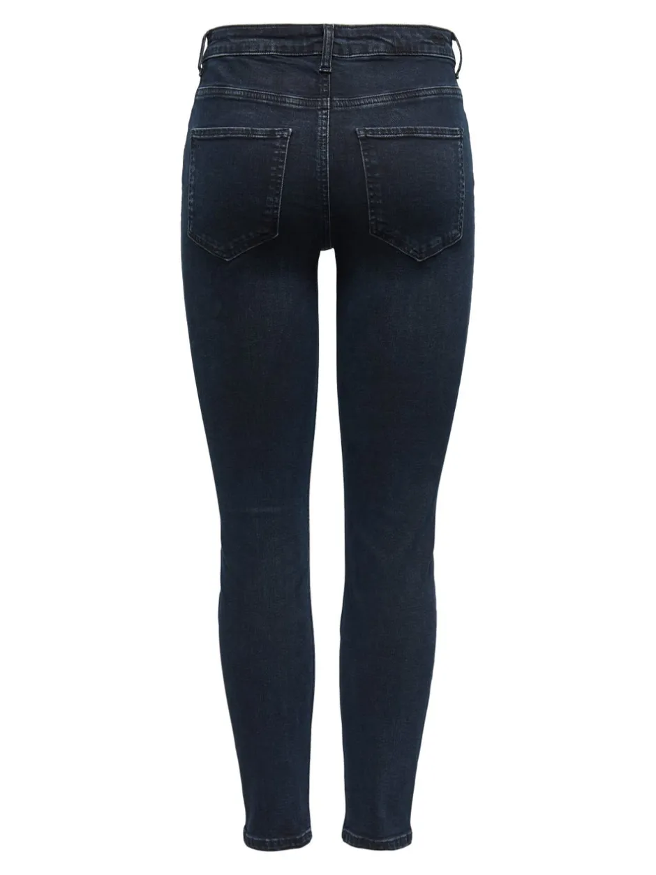 Outlet JDYFINA Mellemhøj talje Skinny fit Ankellængde Jeans Dame Jeans|Jeans