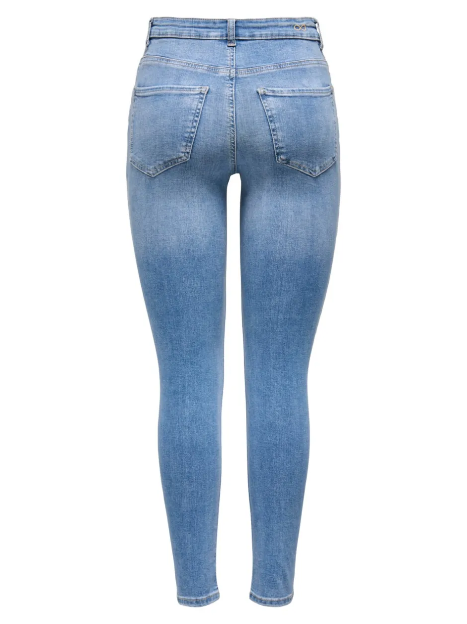 Clearance JDYFINA Mellemhøj talje Skinny fit Ankellængde Jeans Dame Jeans|Jeans
