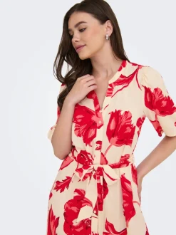 Online JDYFLORA Midikjole Dame Kjoler