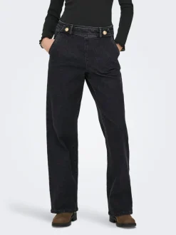 Outlet JDYGEGGO Høj talje Wide leg fit Jeans Dame Jeans|Jeans