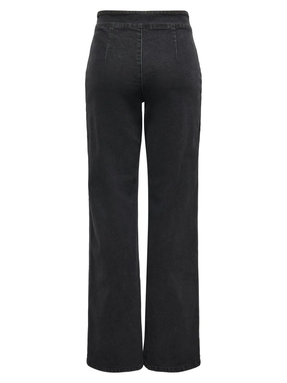 Outlet JDYGEGGO Høj talje Wide leg fit Jeans Dame Jeans|Jeans