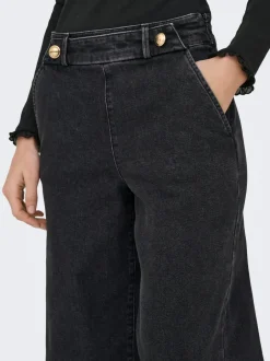 Outlet JDYGEGGO Høj talje Wide leg fit Jeans Dame Jeans|Jeans