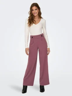 Hot JDYGEGGO Wide leg fit Bukser i wide fit Dame Bukser