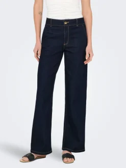 Sale JDYGEGS Høj talje Wide leg fit Jeans Dame Jeans|Jeans