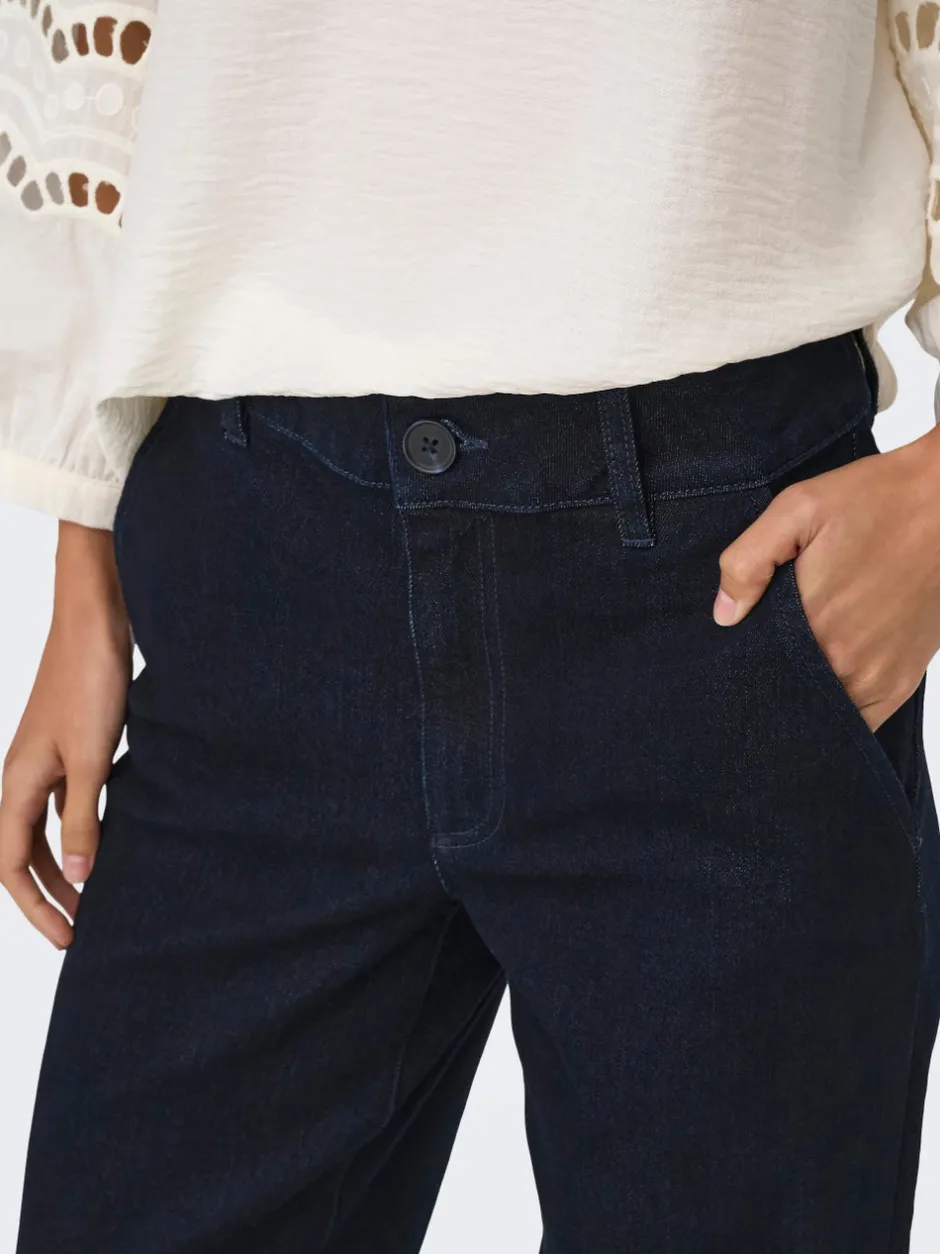 Sale JDYGEGS Høj talje Wide leg fit Jeans Dame Jeans|Jeans