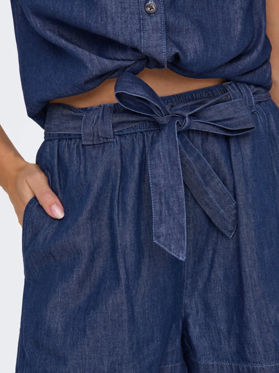 Best JDYKAI Høj talje Regular fit Denim-shorts Dame Shorts