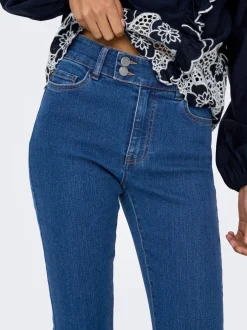 Hot JDYKAREN Mellemhøj talje Flared fit Jeans Dame Jeans|Jeans
