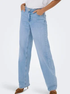 Discount JDYKATIE Lav talje Straight fit Jeans Dame Jeans|Jeans