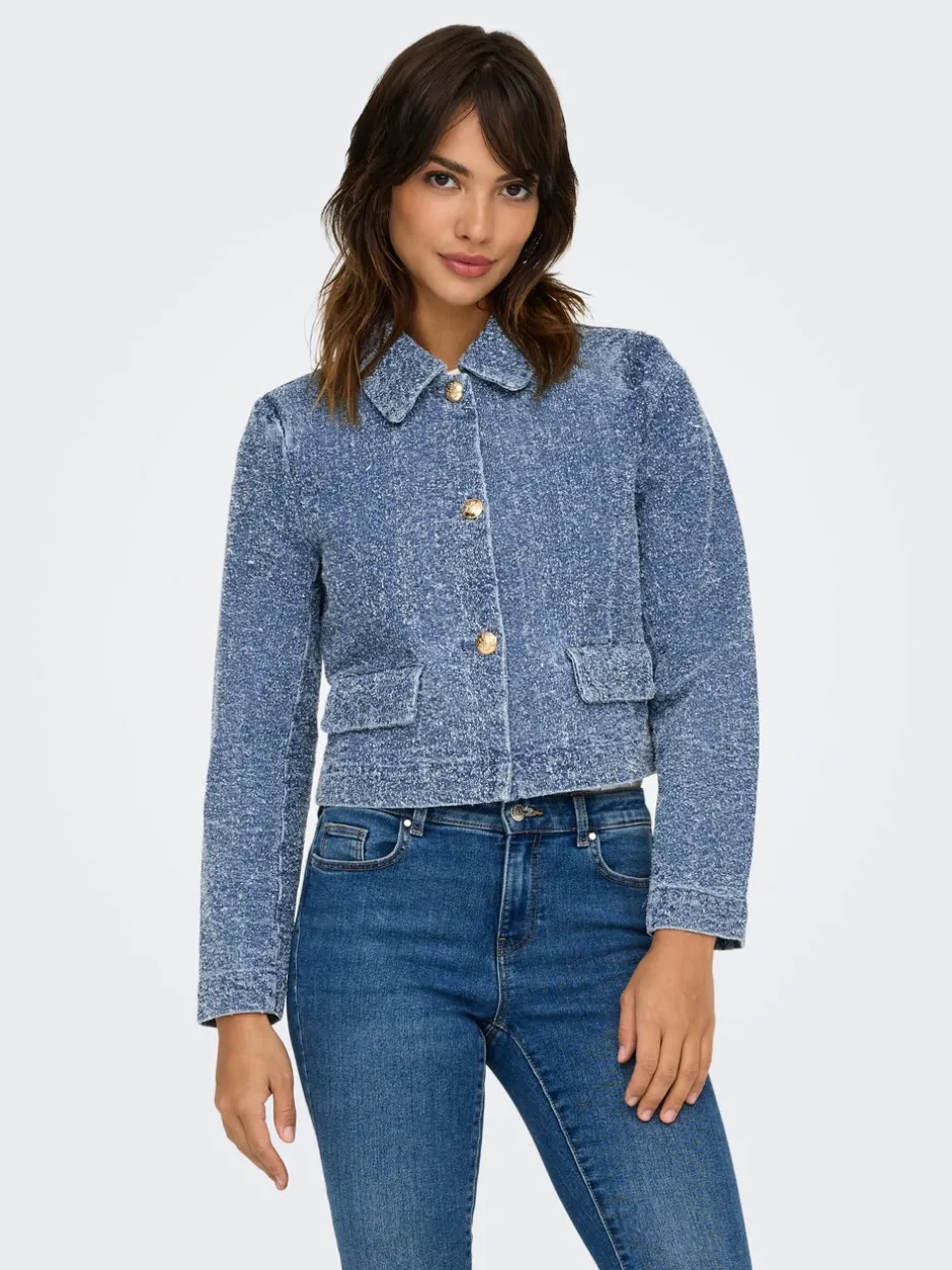 Hot JDYLADY Shacket Dame Jakker Og Frakker|Double Denim