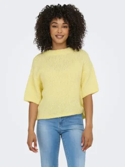 Hot JDYLINEA Strikket T-shirt Dame Strik & Cardigans