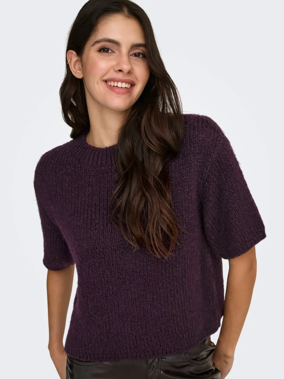 Sale JDYLINEA Strikket T-shirt Dame Strik & Cardigans
