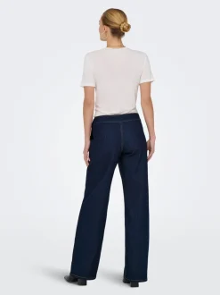 Sale JDYLIZZIE Mellemhøj talje Wide leg fit Jeans Dame Jeans|Jeans