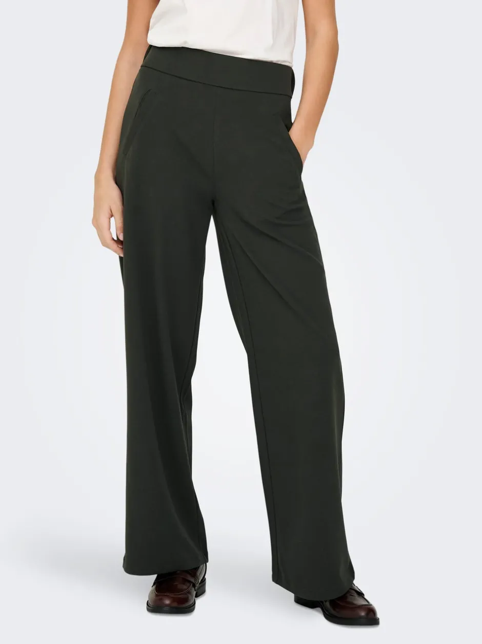 Clearance JDYLOUISVILLE Wide leg fit Bukser i wide fit Dame Bukser