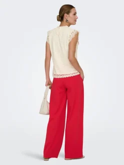 Sale JDYLOUISVILLE Wide leg fit Bukser i wide fit Dame Bukser
