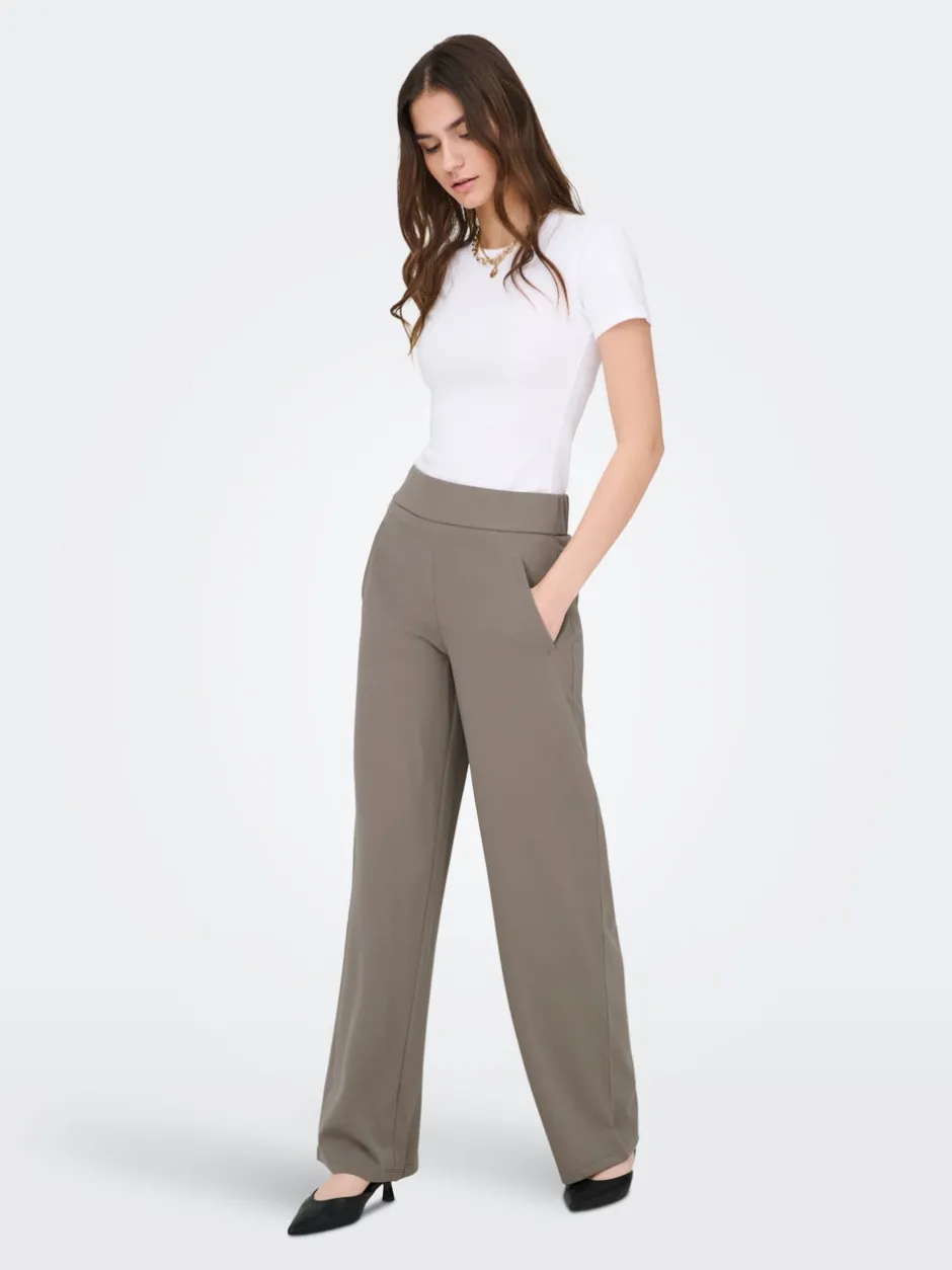 New JDYLOUISVILLE Wide leg fit Bukser i wide fit Dame Bukser