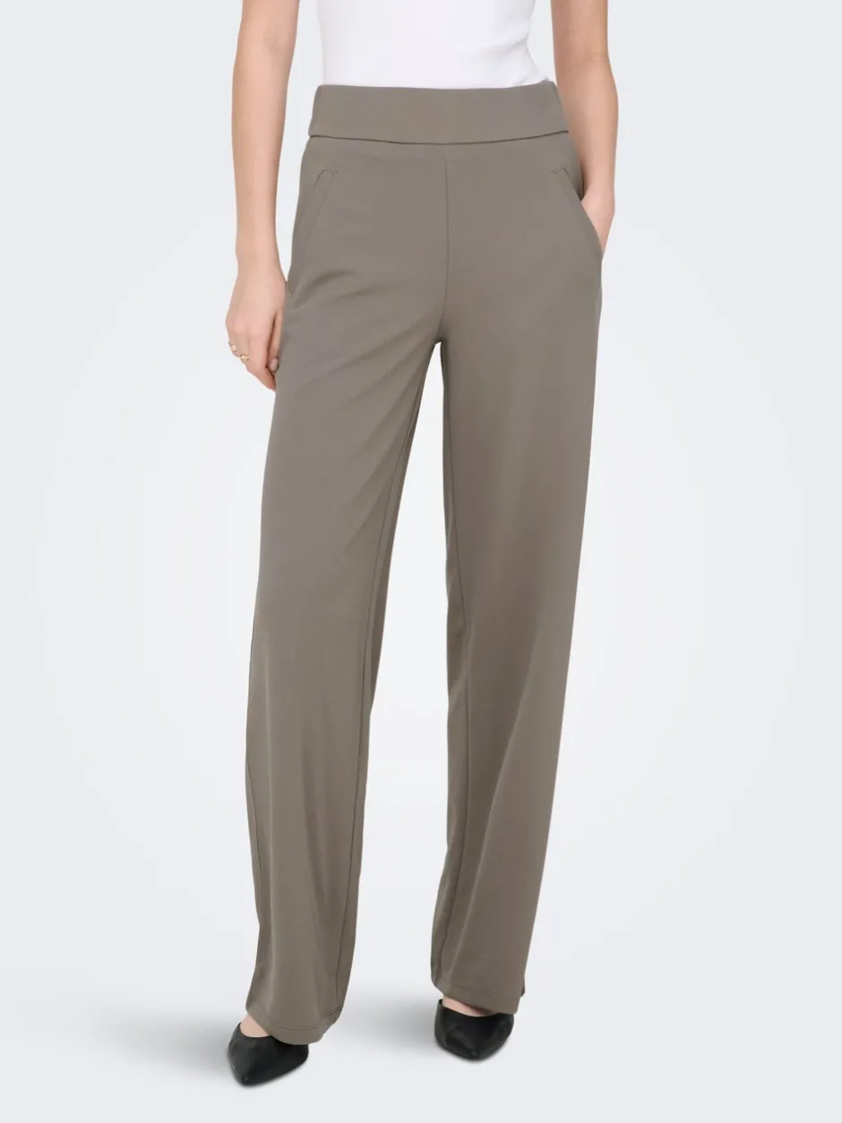 New JDYLOUISVILLE Wide leg fit Bukser i wide fit Dame Bukser