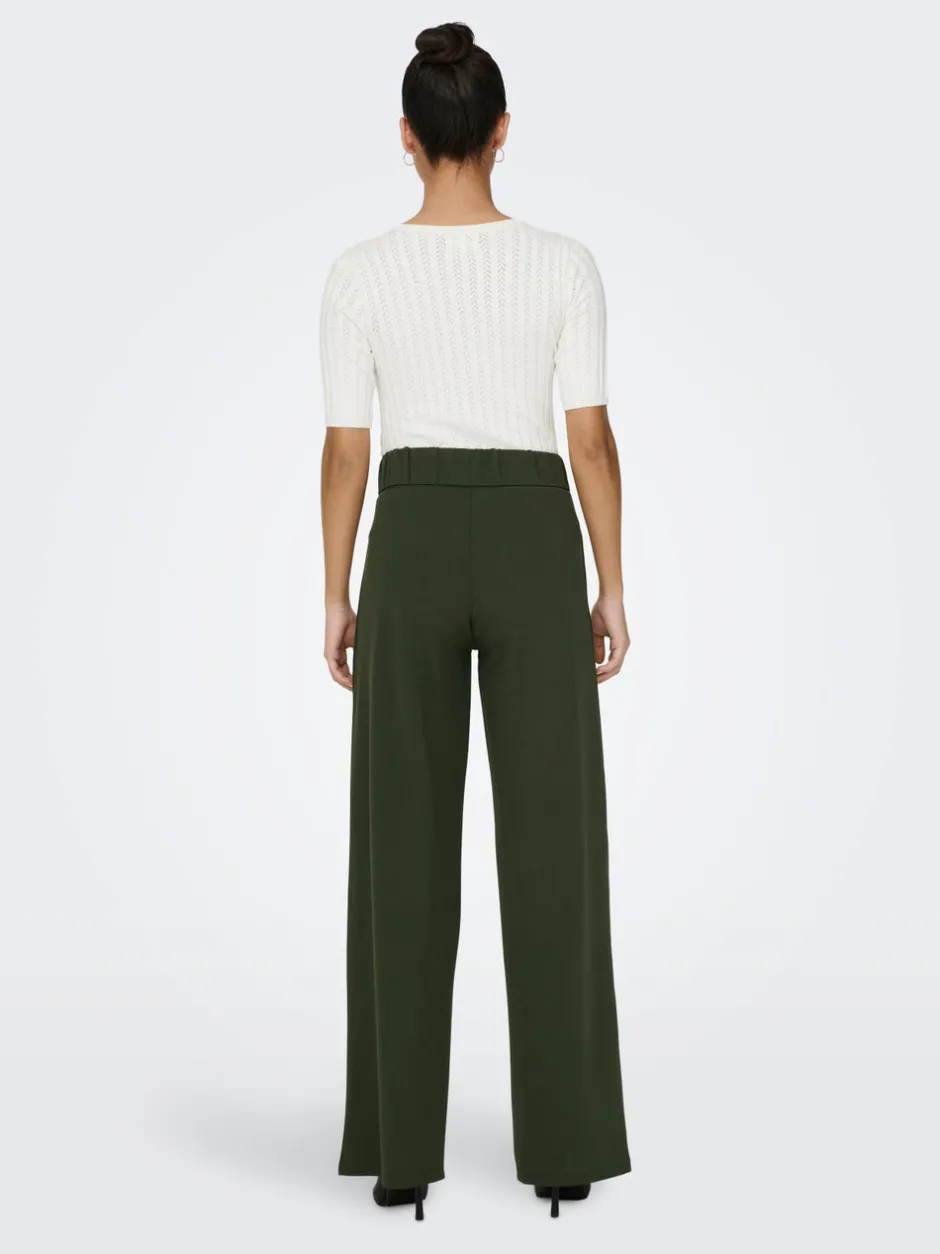 Clearance JDYLOUISVILLE Wide leg fit Bukser i wide fit Dame Bukser