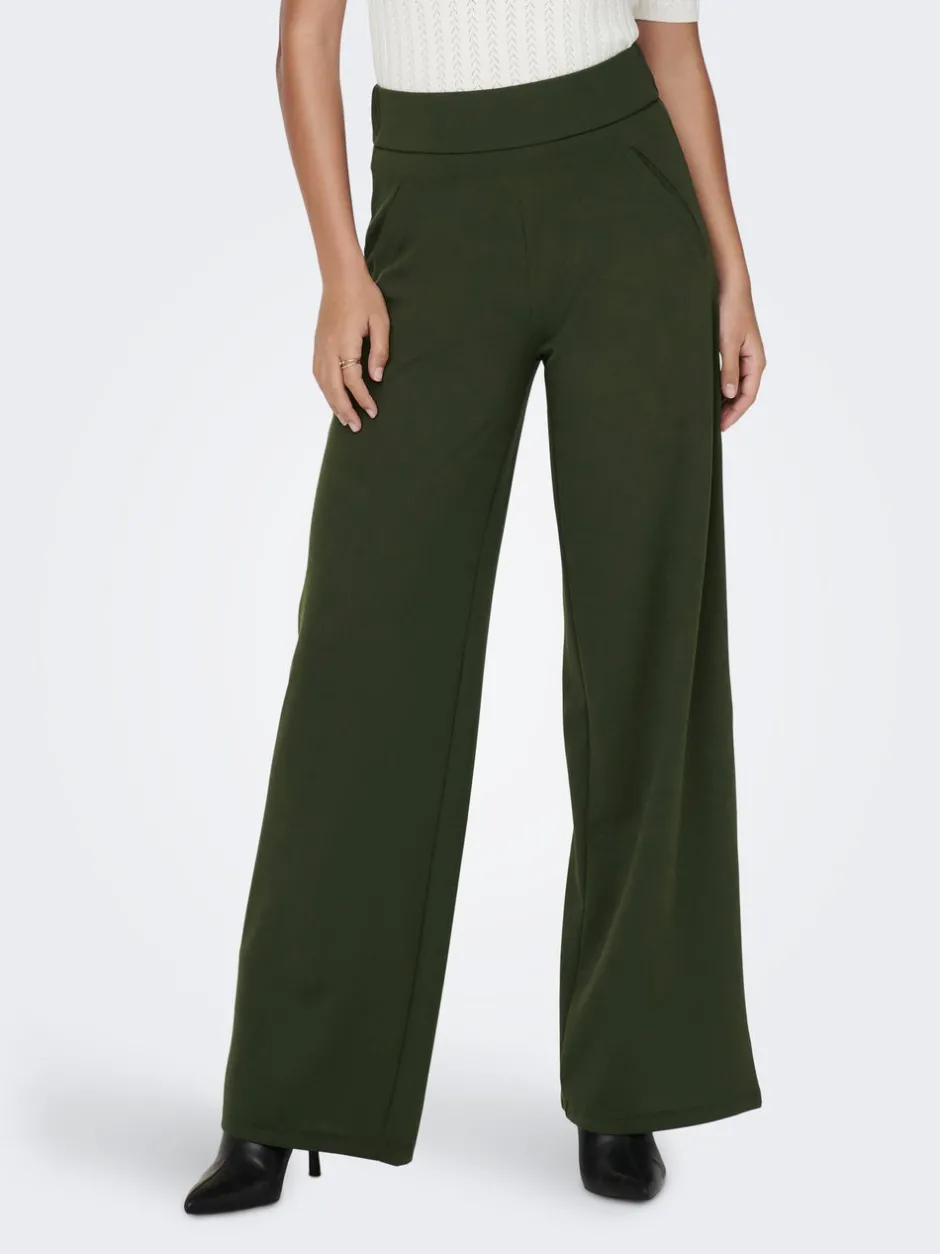 Clearance JDYLOUISVILLE Wide leg fit Bukser i wide fit Dame Bukser