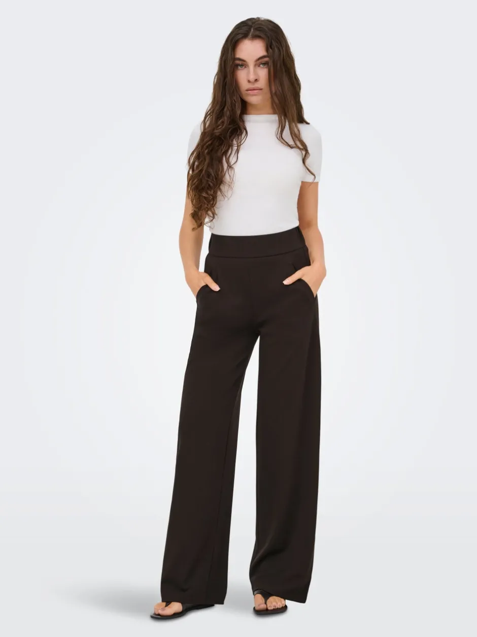Sale JDYLOUISVILLE Wide leg fit Bukser i wide fit Dame Bukser