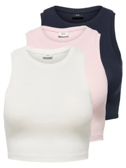 Clearance JDYLUCKY 3-pack Tanktop Dame Toppe