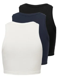 Discount JDYLUCKY 3-pack Tanktop Dame Toppe