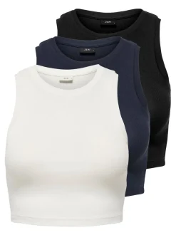 Discount JDYLUCKY 3-pack Tanktop Dame Toppe