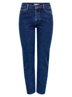 Hot JDYLULLU Høj talje Straight fit Ankellængde Jeans Dame Jeans|Jeans