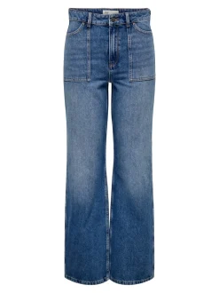 Clearance JDYMAYA Høj talje Wide leg fit Jeans Dame Jeans|Jeans