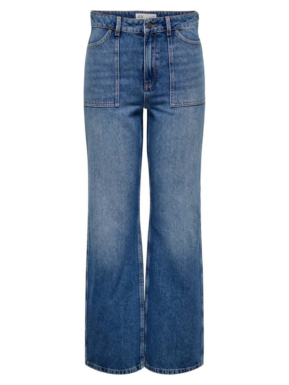 Clearance JDYMAYA Høj talje Wide leg fit Jeans Dame Jeans|Jeans