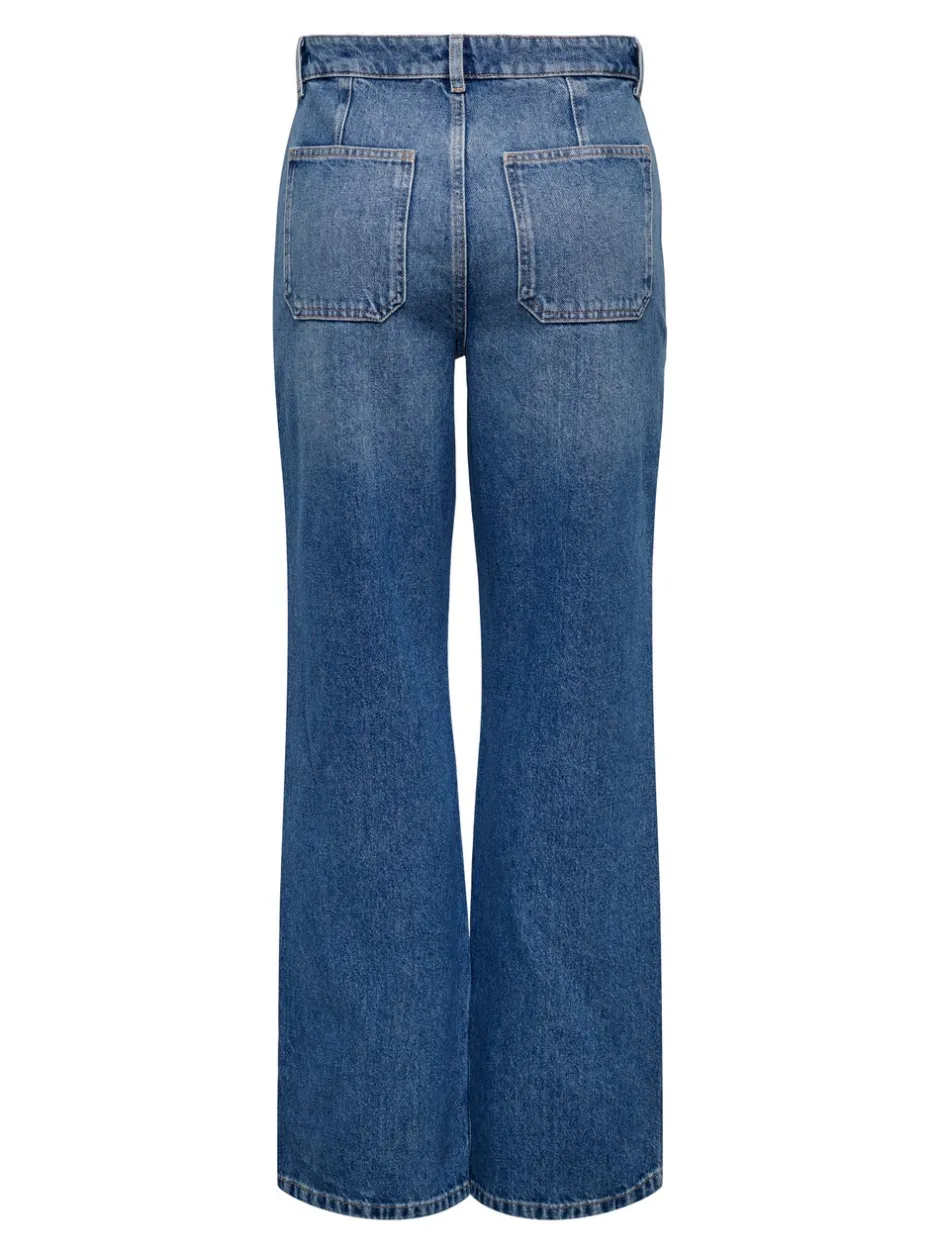 Clearance JDYMAYA Høj talje Wide leg fit Jeans Dame Jeans|Jeans