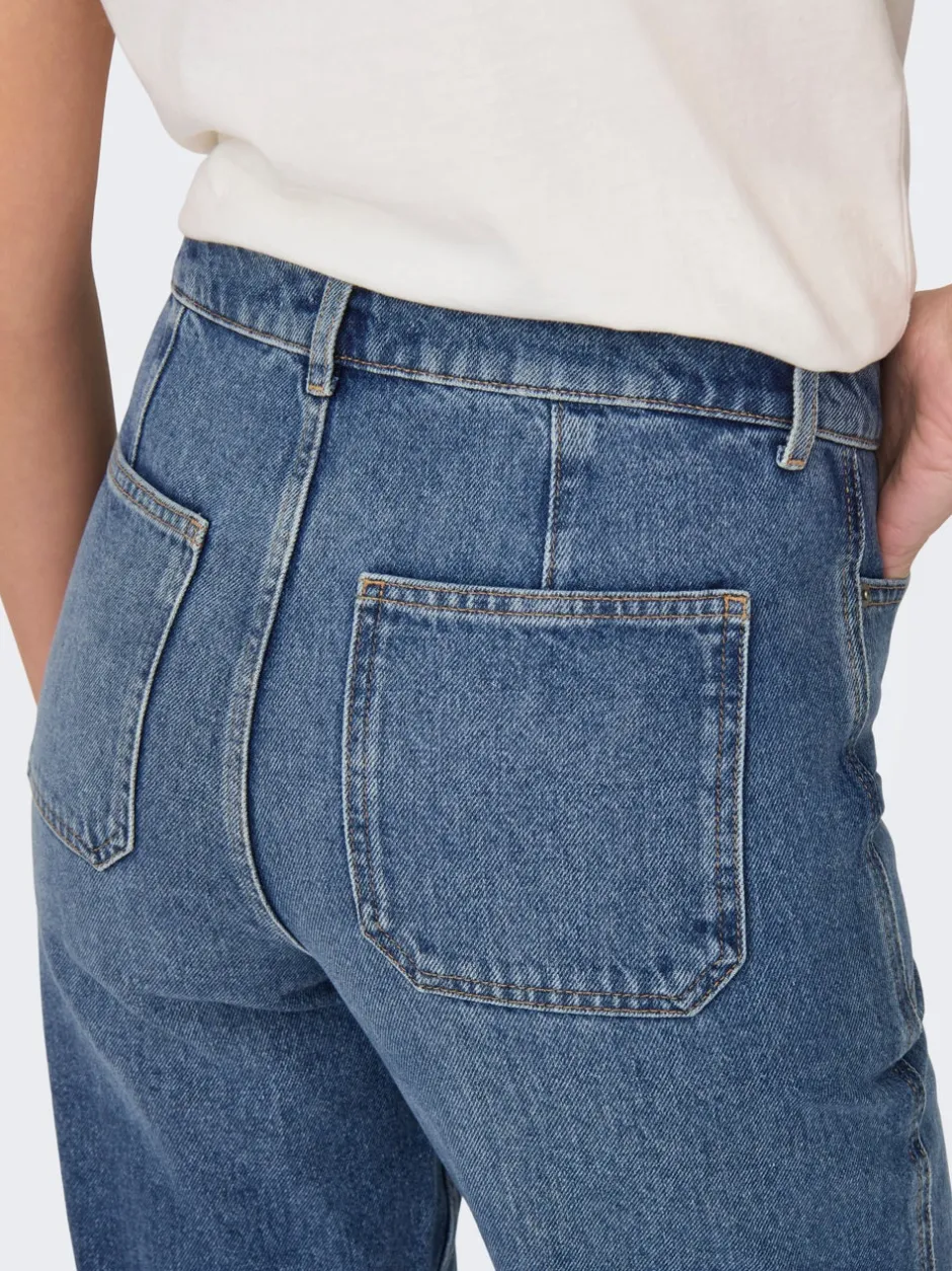 Clearance JDYMAYA Høj talje Wide leg fit Jeans Dame Jeans|Jeans