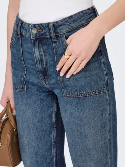 Clearance JDYMAYA Høj talje Wide leg fit Jeans Dame Jeans|Jeans