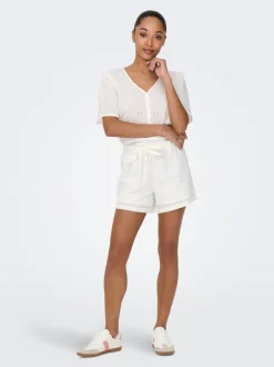 Discount JDYMILLIE Mellemhøj talje Regular fit Shorts Dame Shorts