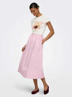 JDYMIO Nederdel Midinederdel Dame Nederdele