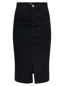 Discount JDYMOON Denim Denim-nederdel Midinederdel Dame Nederdele|Denimnederdele