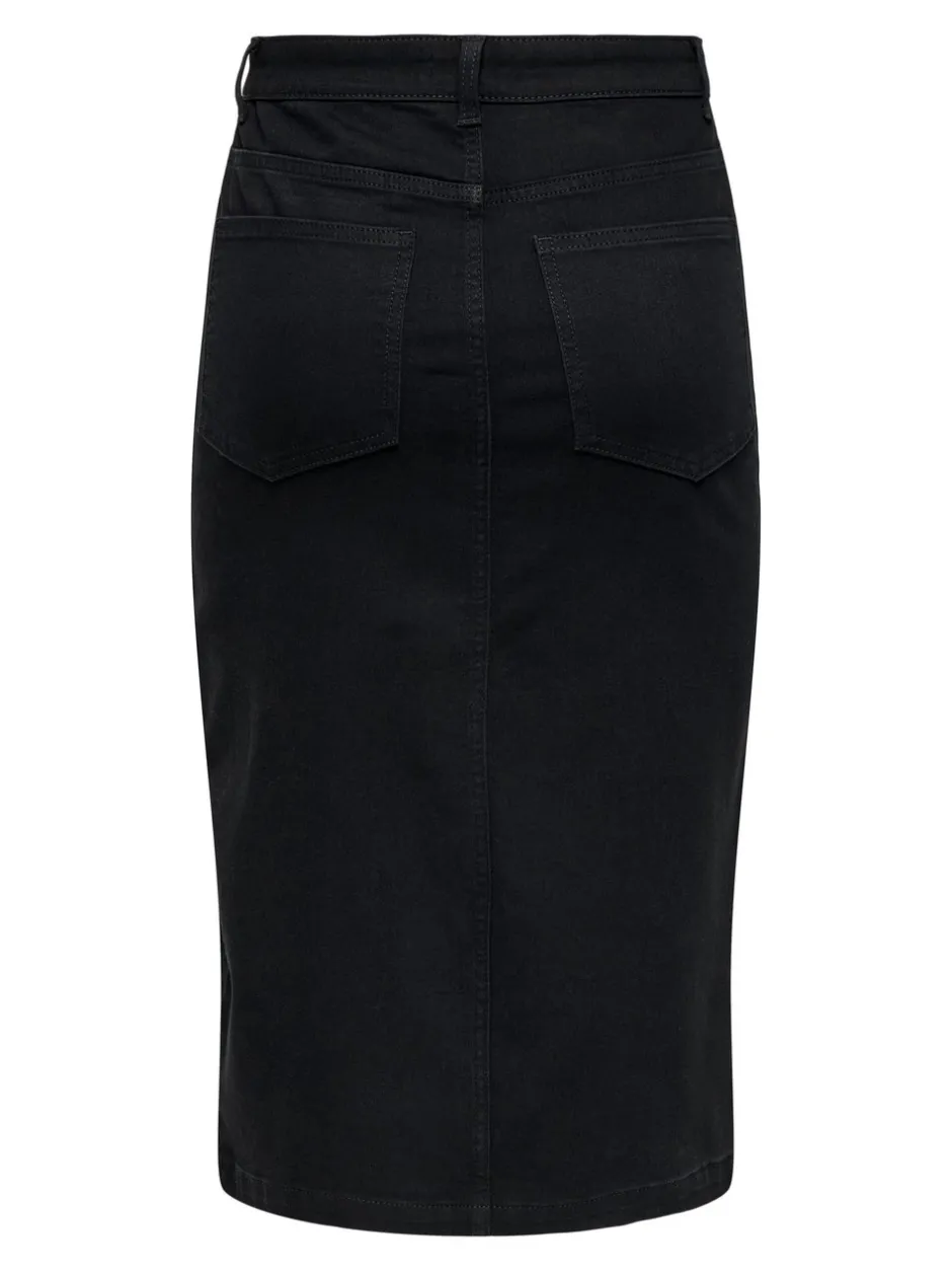 Discount JDYMOON Denim Denim-nederdel Midinederdel Dame Nederdele|Denimnederdele