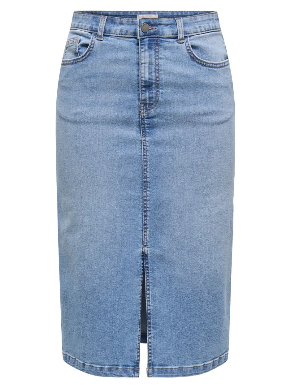 Online JDYMOON Denim Denim-nederdel Midinederdel Dame Nederdele|Denimnederdele