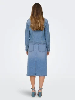 JDYMOON Denimjakke Dame Jakker Og Frakker|Double Denim