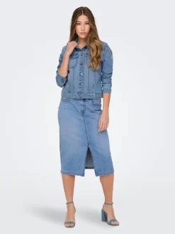 JDYMOON Denimjakke Dame Jakker Og Frakker|Double Denim