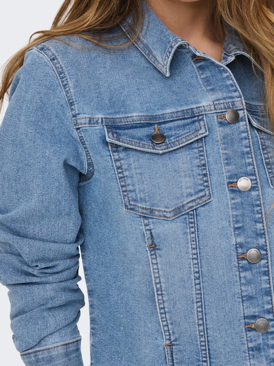 JDYMOON Denimjakke Dame Jakker Og Frakker|Double Denim