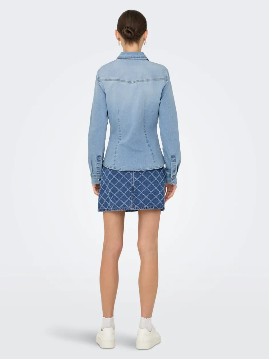 Sale JDYMOON Denim-skjorte Dame Skjorter
