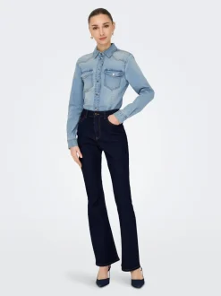 Clearance JDYMOON Høj talje Bootcut fit Jeans Dame Jeans|Jeans