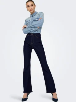 Clearance JDYMOON Høj talje Bootcut fit Jeans Dame Jeans|Jeans