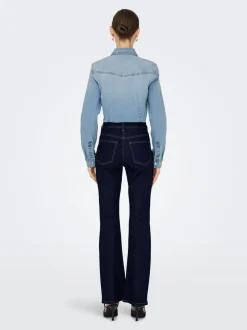 Clearance JDYMOON Høj talje Bootcut fit Jeans Dame Jeans|Jeans