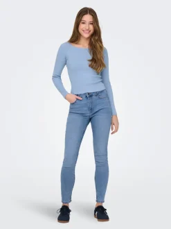 Hot JDYMOON Høj talje Skinny fit Jeans Dame Jeans|Jeans