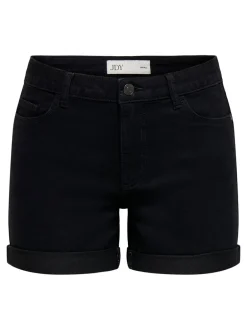 Online JDYMOON Mellemhøj talje Regular fit Denim-shorts Dame Shorts|Double Denim