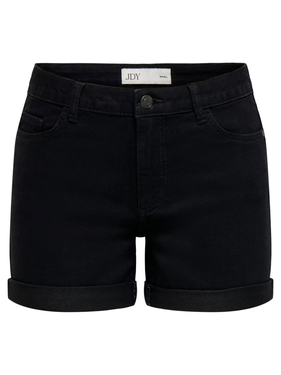 Online JDYMOON Mellemhøj talje Regular fit Denim-shorts Dame Shorts|Double Denim